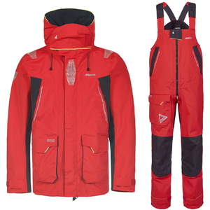 2026 Musto Hombres BR2 Chaqueta Y Pantalón Con Peto Para Navegación En Alta Mar - True Red